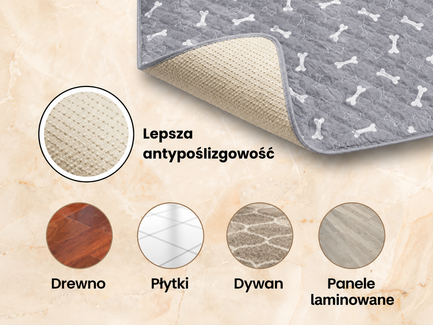 Antypoślizgowy spód