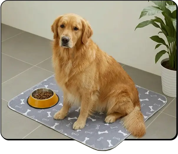 Pies na macie